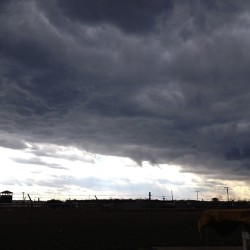 Cold front blowing in makes for a awesome sight