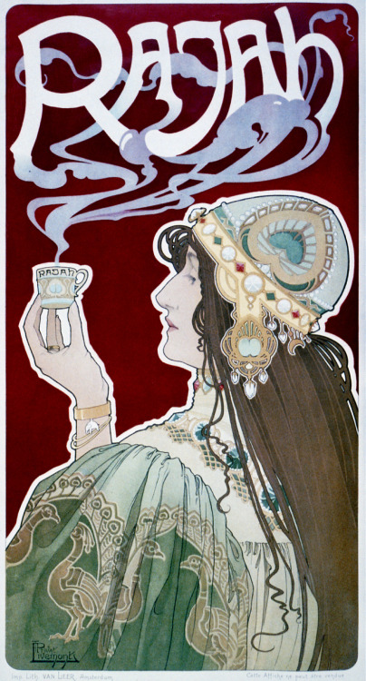 artemisdreaming:Rajah Coffee  Henri Privat-Livemont