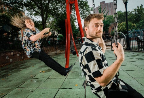 arsonforcharlie:tzikeh:acciohunks:Daniel and Weird Al Yankovic 💥💥💥📸 by