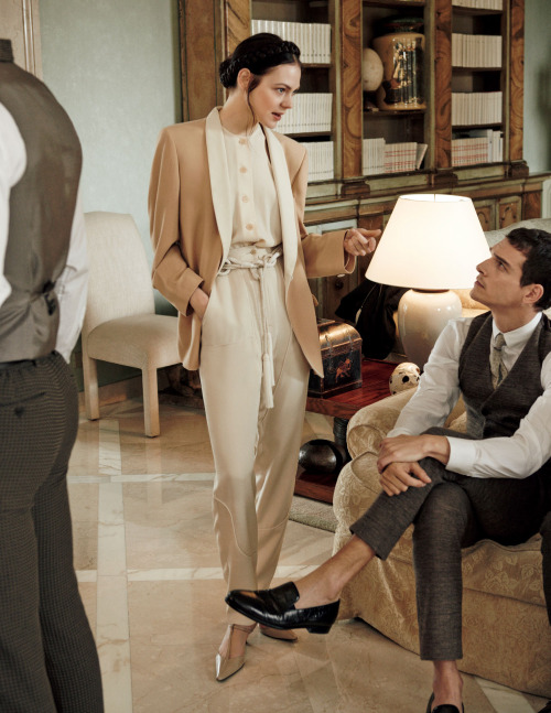 ibbyfashion:Kinga Rajzak & Alexandre Cunha by Giampaolo Sgura, Vogue Japan