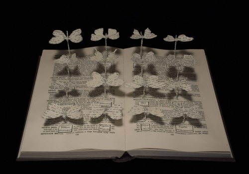 Butterfly EntomologyBook SculptureWire, Wadding & Vintage Books