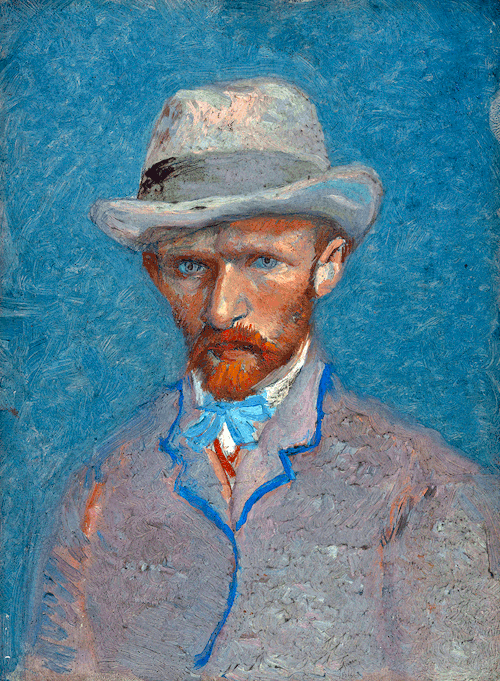 Vincent van GoghSelf Portrait with Grey Felt Hat(via @lonequixote)