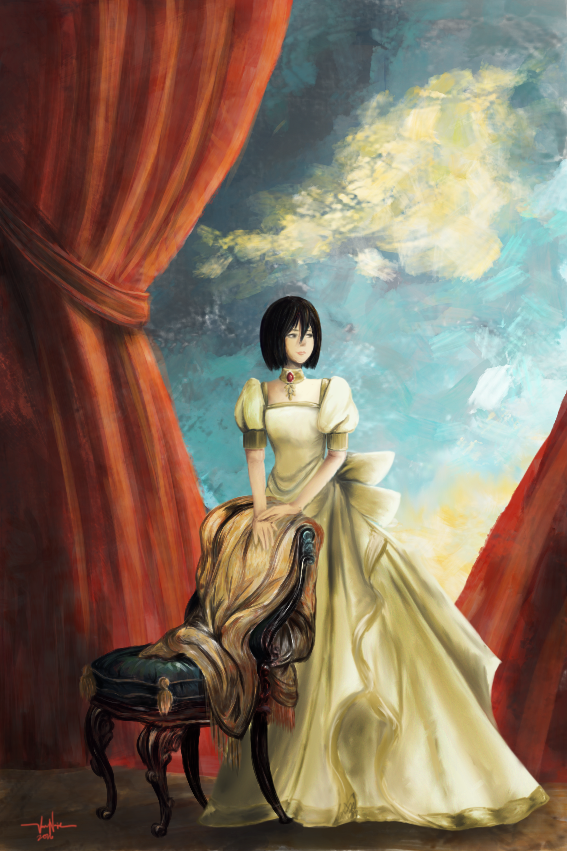 mikasaackerman-lp:    Mikasa Ackerman PortraitBased on the Portrait Of Princess Zinaida