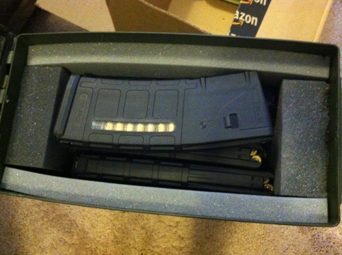 I’ve consolidated my ammo into two pelican cases in case of any ‘bug out’ scenario