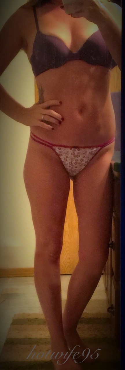 hotwife95:  My hubby reminded me its Thong Thursday, as I got ready for work! ðŸ’‹