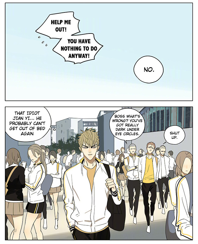 Old Xian update of [19 Days] translated by Yaoi-BLCD. Join us on the yaoi-blcd scanlation