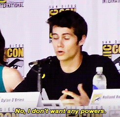 itsfuuh:  Fan: Do you ever wish that Stiles acquires some sort of supernatural ability? [x] 
