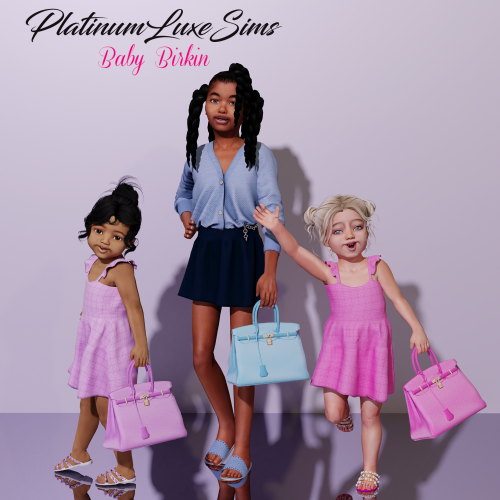 | Hermès Baby Birkin | Accessory for Kids &amp; Pose Pack • Smaller &amp; slimmer than my original B