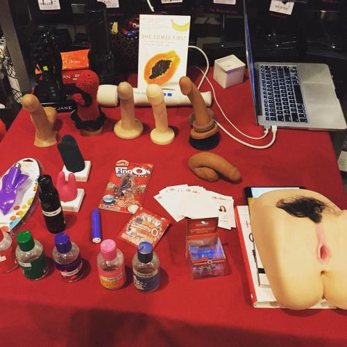 Porn Pics theladycheeky:  What my #demo table looks