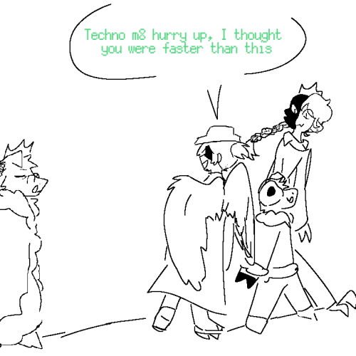 I Was Thinkin About The Fact That If No Outside Force Kills Phil He'd Absolutely Outlive Techno