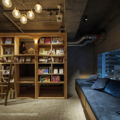 wearejapan - STAY - All Night at the LibraryHeaven for bookworms,...