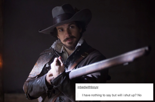 thewildestofcats: so uhh, I love this show! The musketeers + text post [part 1/?] 