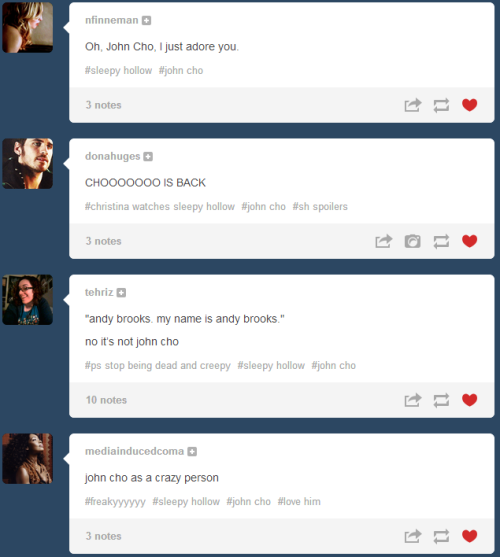 fuckyeahandybrooks:This is why the #John Cho tag on tumblr rocks, Part 2. Missed Part 1? Check it: #