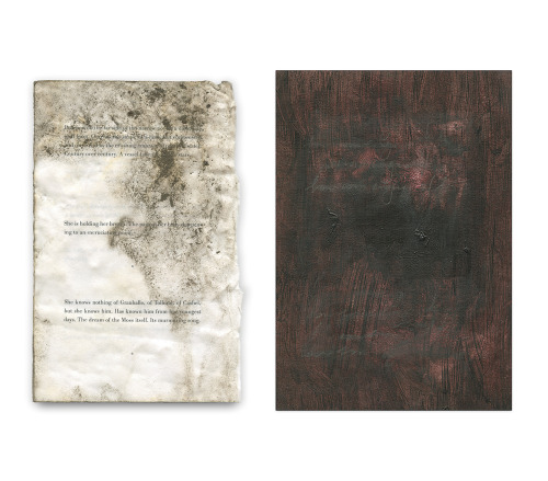 Forms of Things Lost To (2023)
[[MORE]]A copy of the book ‘And Then Gone’, buried in waterlogged soil in the Scottish Borders, not far from Scaleby Moss, for a period of about 3 months and later exhumed.
A series of eight artworks painted, partially...