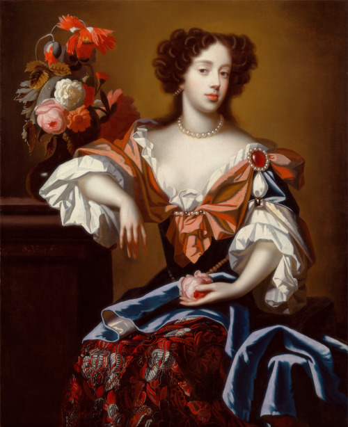 Simon Verelst: Mary of Modena, c. 1680. Maria Beatrice d'Este, also known as Mary of Modena, was the