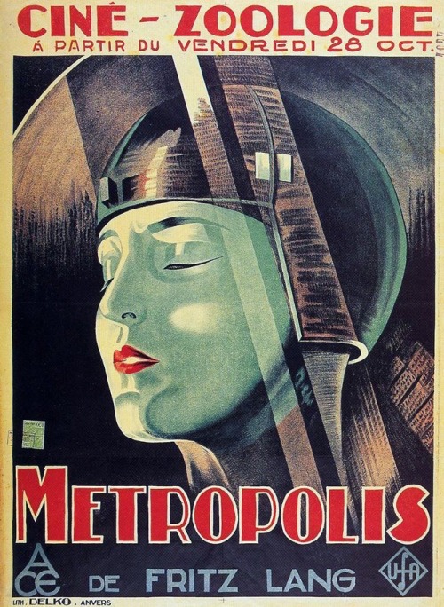 art-decodence - Gorgeous movie posters  from Fritz Lang’s art...