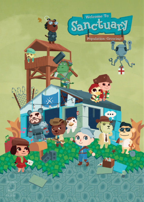 XXX tinrobo:  animal crossing x fallout 4 companions photo