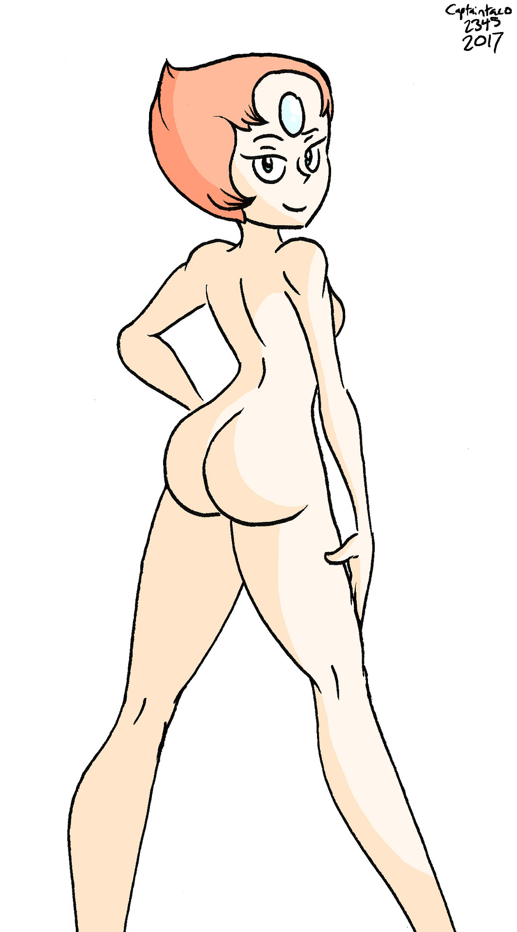 Pearl showing off her butt. I know Steven Universe isn’t the highest on my Rule