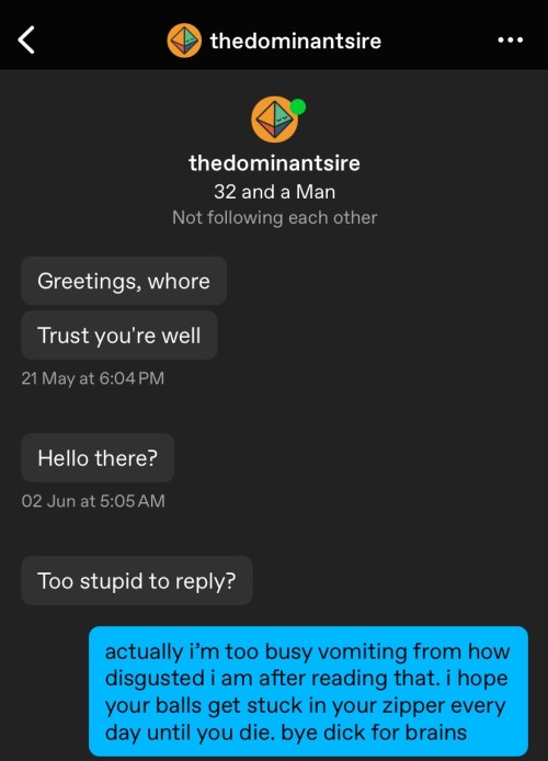 STOP BEING GROSS IN MY DMS