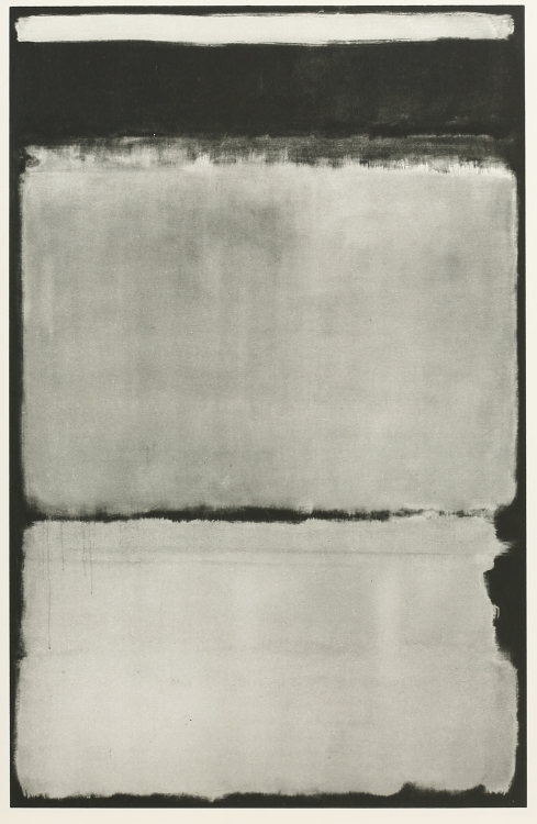 dailyrothko:  whorological:nobrashfestivity:dailyrothko​: Mark Rothko, Rothko in Black and White Black white photos from the Guggenheim retrospective No 10, 1950 Untitled (Black on Dark Maroon) 1964 Untitled (Brown, Green, Green-grey on Deep Brown)