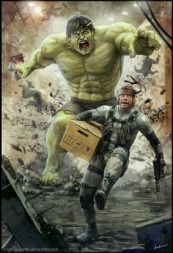 dorkly:  Solid Snake vs. Hulk Hulk? HUUUUUUUULLLLLLLK!