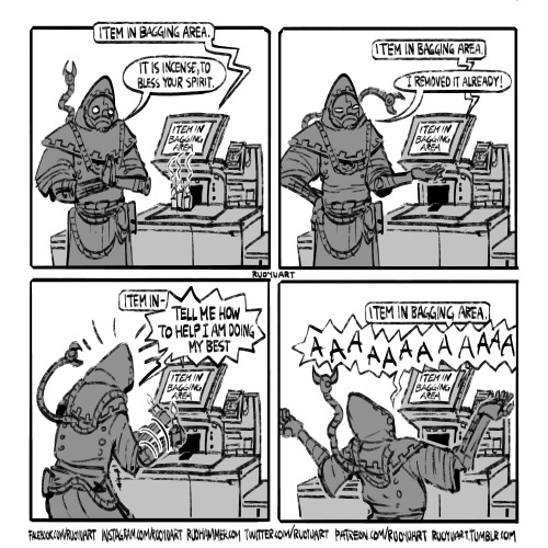 Last Week's Comic: Checkout.