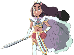 gorovaia:  I DIDNT THINK TO ADD STEVONNIE heres both, knight connie and prince steven, and sovereign stevonnie