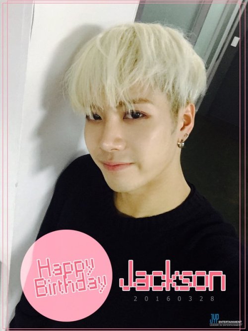 160328 HAPPY BIRTHDAY JACKSON :) #GOT7 #JACKSON #KINGJACKSONDAY