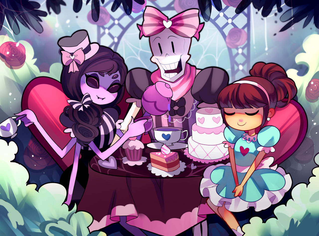 rotodisk:  Tea party somewhere in the world~   daww X3