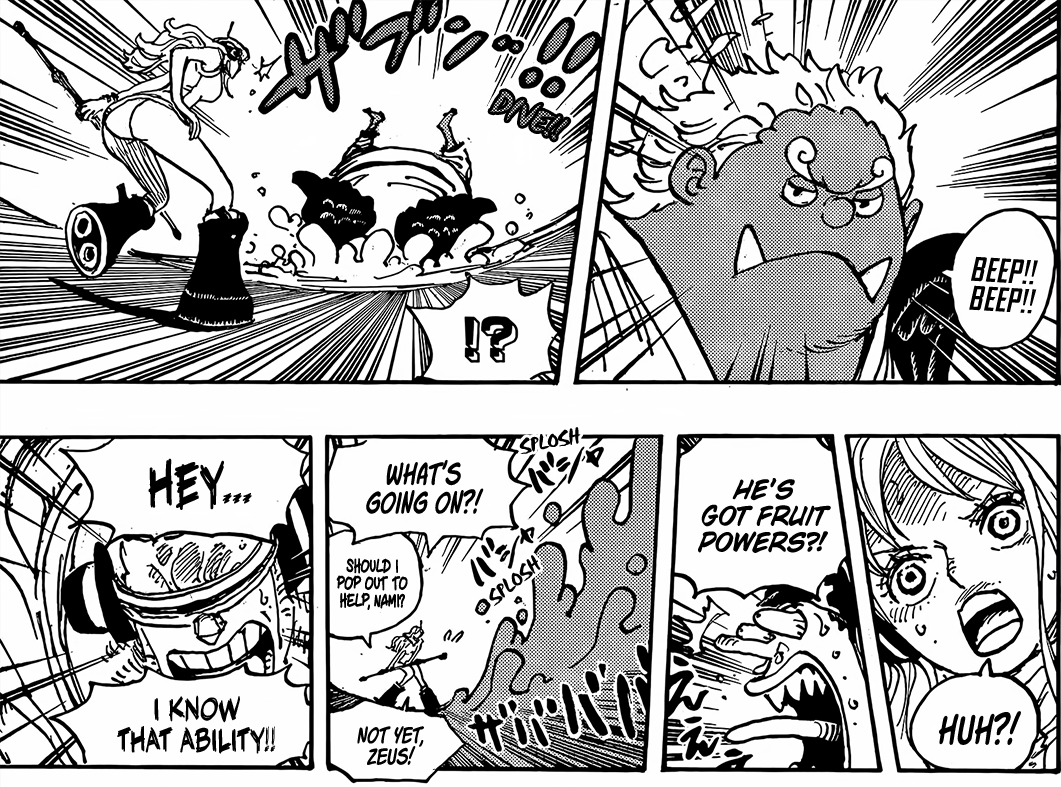 One Piece chapter 1065 (Initial Spoilers): A new Seraphim appears