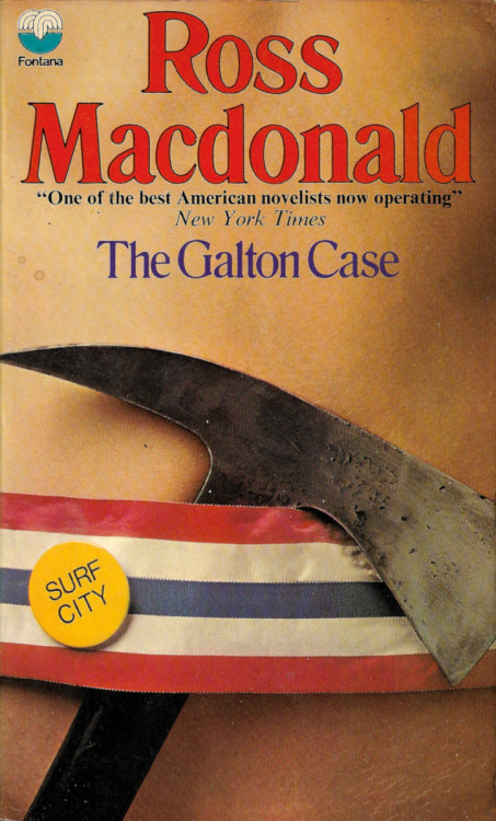 The Galton Case, by Ross Macdonald (Fontana, 1972).From a second-hand bookshop in Hebden Bridge.