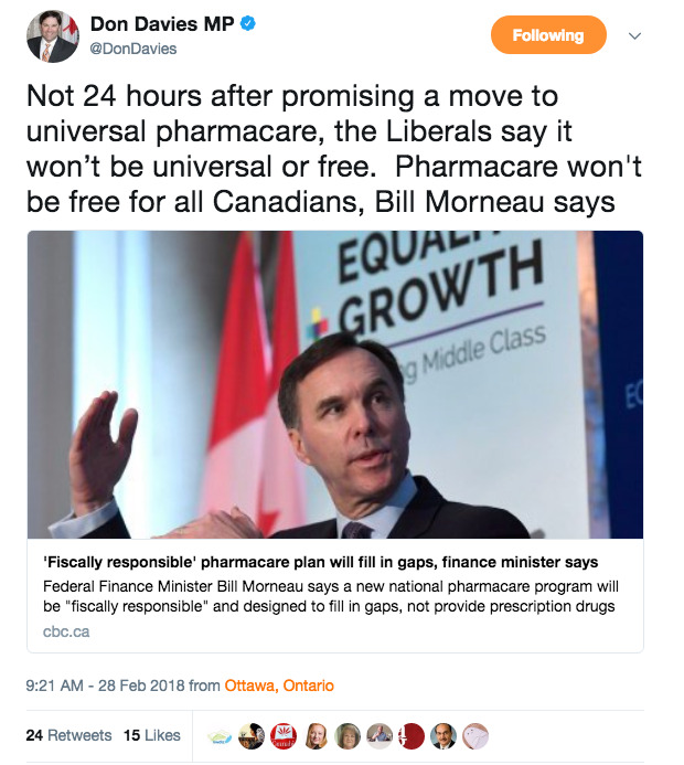 allthecanadianpolitics:  Liberals are the WORST.You know their pharmacare plan everyone