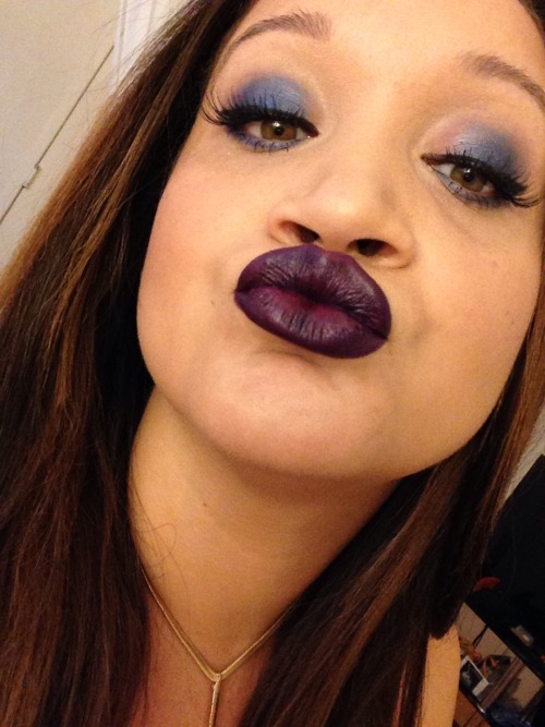 XXX exoticplusmodel:  This dark lipstick is everything photo