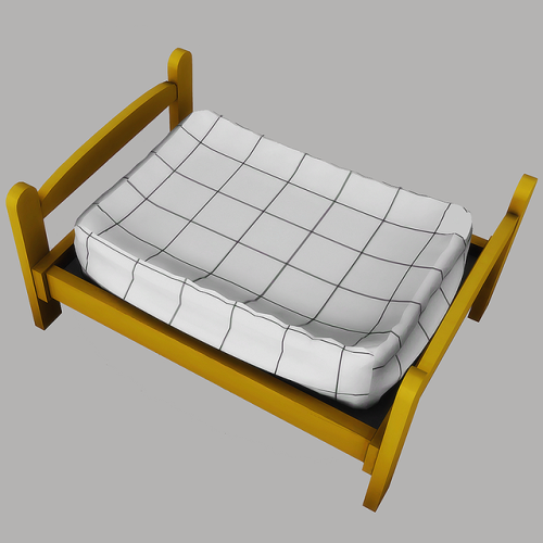 iliketodissectsims:I was snooping through KKB’s blog and seen this cat bed and thought it was cute a