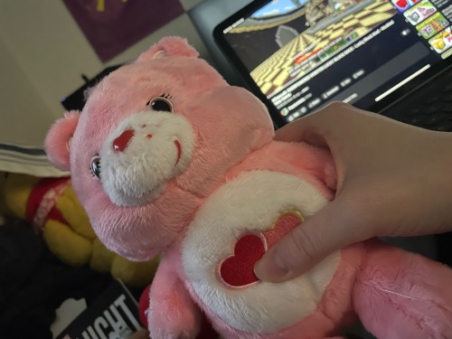 Mom Got Us Care Bear Cheer Bear Which Is A Childhood Favorite And It Used To Be A Wrap Around Our Old