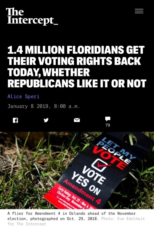 randomfandomteacher: reverseracism:  lovey-dovey-dream-coffins:  phoenixonwheels:  augustdementhe:  reverseracism:  reverseracism:  reverseracism:   At least something good came out of Florida tonight.   1.4 Million Floridians Get Their Voting Rights