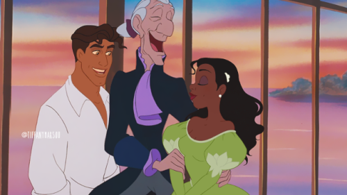 tiffanymarsou:More Little Mermaid crossovers, Tia&amp;Naveen as Ariel&amp;Eric ^^Tiana as Ar