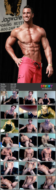 queerclick:  Bodybuilder Shaun Standridge (aka Ricky from Fratmen/FratPad) jack off video. Now available at Wank Wank Revolution on Sticky. 