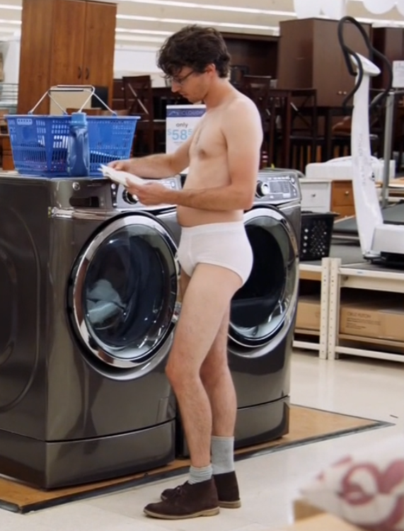 briefsyrup:  hellowhitebriefs:  Superstore, epi 1  The White Collection MMDLXXIX