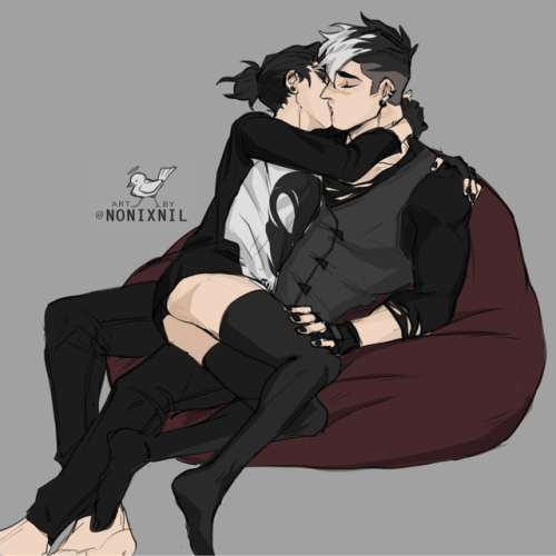 nonis:oldie goth sheith drawings i forgot to post… ops!AND YES, they do each others makeup an