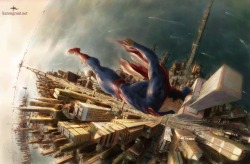 league-of-extraordinarycomics: Superman by Keron