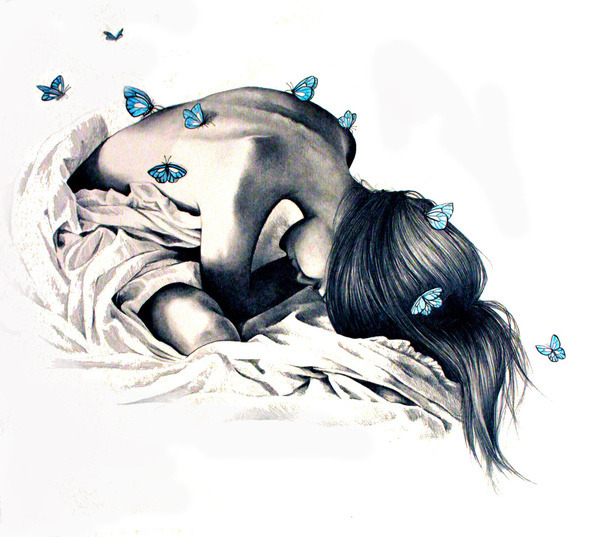 wordsnquotes:  bestof-society6:  ART PRINTS BY KATEPOWELLART  Butterfly Effect This