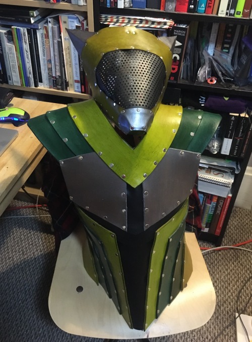This Leather Torso Armor Has Been My Big Project For The Week While My Normal-job Boss Is Out Of Town.