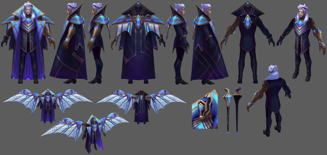 3D League turnarounds — Pbe update - Pulsefire + FPX skins (Check