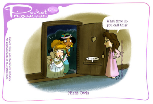 amymebberson:Pocket Princesses 174: Night OwlsPlease reblog, do not repost or remove captions.Facebo