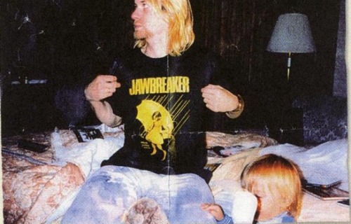 niirvana:Kurt and Frances in 1993 