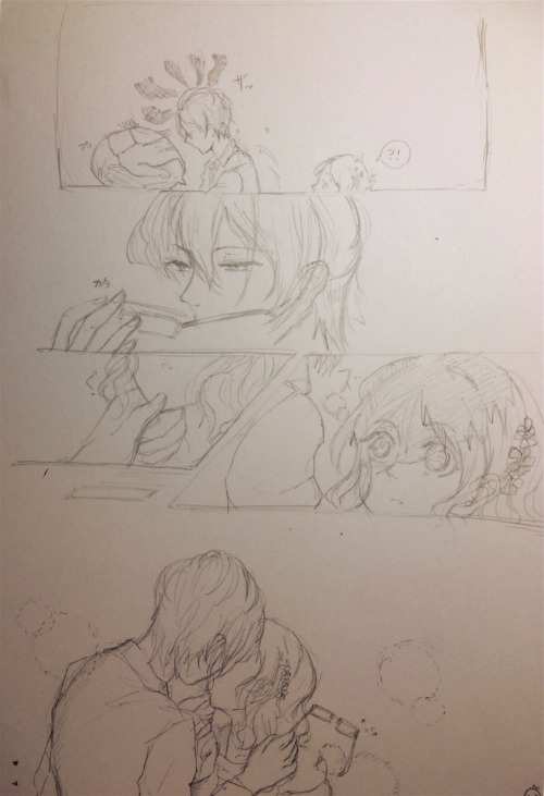 tamagoviolin: give me a scanner ｡ﾟ(ﾟ´ω｀ﾟ)ﾟ｡ テーマ：不意打ち レイユイ パソコンが壊れたー　 しばらく鉛筆で我慢でーす