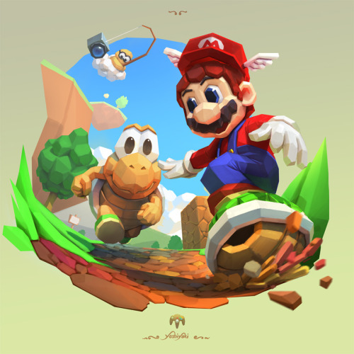 yoshiyaki:Mario 64 Fanart