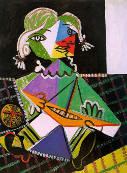 importantmodernart:  Maya with Boat, 1938Pablo