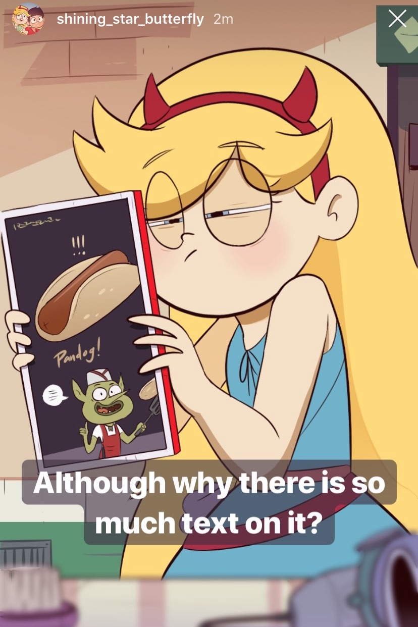 Star Butterfly’s IG stories archive